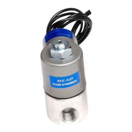 Bimba Mfg Co Bimba-Mead Air Valve Solenoid, 1/8" NPTF, 2 Port, 2 Pos, Normally Clsd, 12VDC MB12-2CSC-12VDC